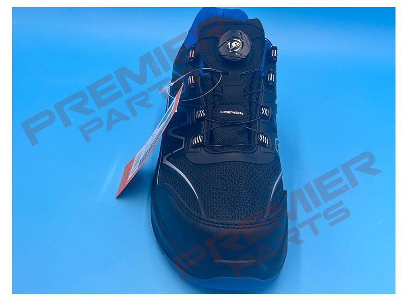 Composite KPU and Mesh Trainer S1PS ESD SR FO - Black/Blue, Size: 4 (37)