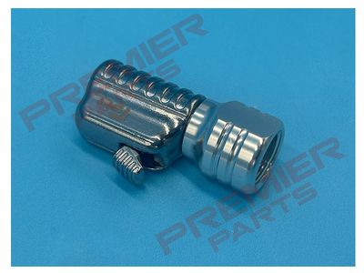 Tyre Valve Connector, Straight, Swivel, Female Thread Rp 1/4, Open End