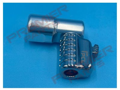 Tyre Valve Connector, Angled, Swivel, Female Thread Rp 1/4, Open End