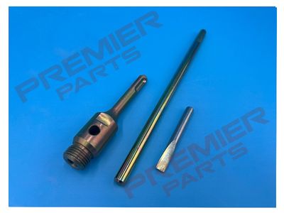 SDS Plus adaptor pack / guide rod 1/2"