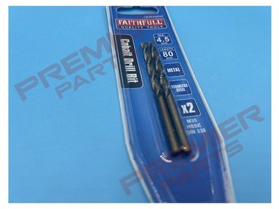 Professional Cobaltl Jobber Drill Bit Pre Packed (2) 5mm