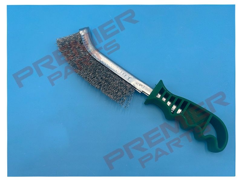Stainless Steel Scratch Brush - Green