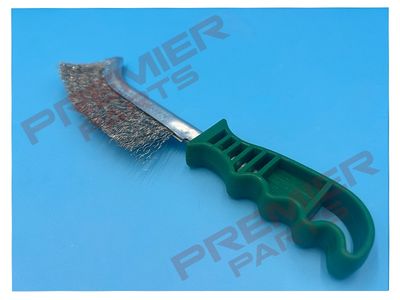 Stainless Steel Scratch Brush - Green