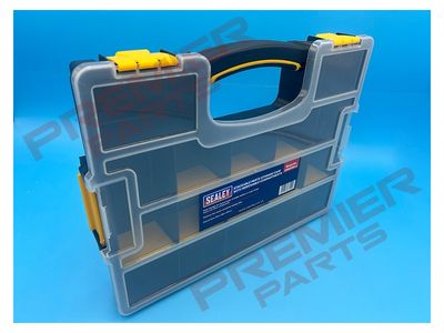 Stackable Parts Storage Case with Removable Compartments