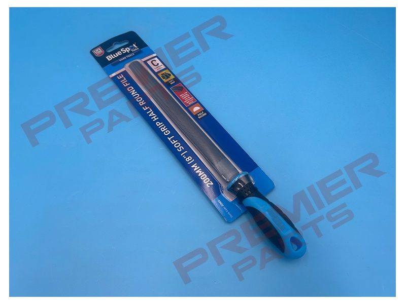 Tools 200mm (8&quot;) Soft Grip Half Round File