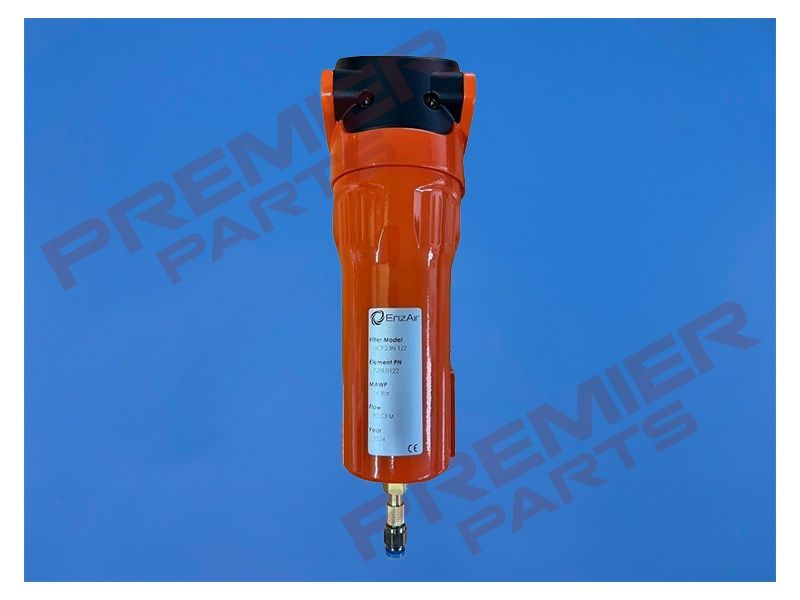 EnzAir UCP23N 1/2&quot; In Line Filter 0.01 Micron 82 CFM Auto Drain