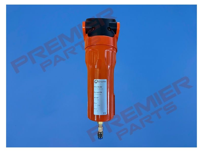 1/2&quot; In Line Filter 1.00 Micron 25 CFM Auto Drain