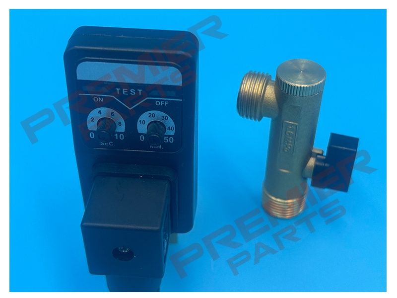 EnzAir electronic auto drain valve assembly 240v 50Hz