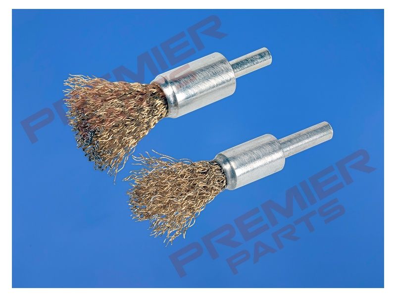 Decarbonising Crimped Wire Brush Set 2pc