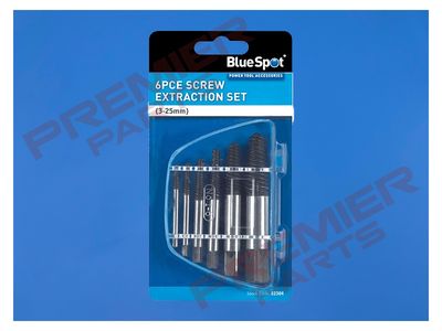 6 PCE Screw Extraction Set (3-25mm)