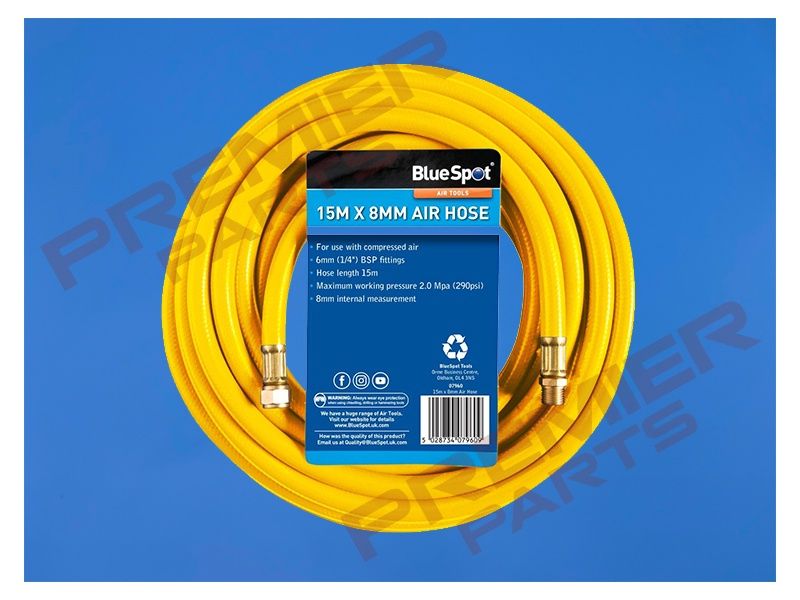 15m x 8mm Air Hose