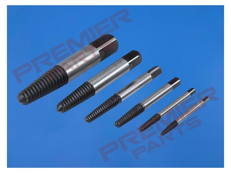 6 PCE Screw Extraction Set (3-25mm)