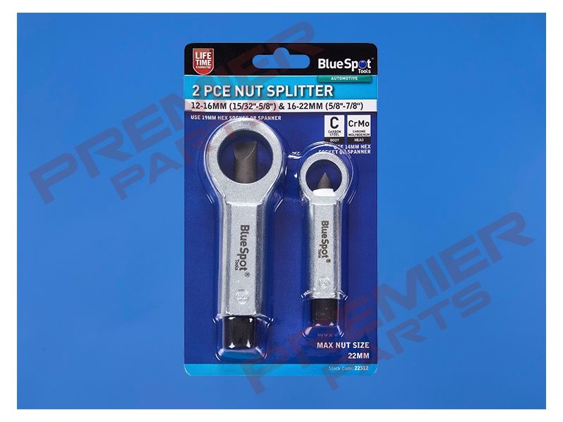 2 PCE Nut Splitter 12-16MM (15/32&quot;-5/8&quot;) &amp; 16-22MM (5/8&quot;-7/8&quot;)