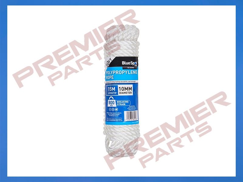 15M x 10mm (50FT) Polypropylene Rope