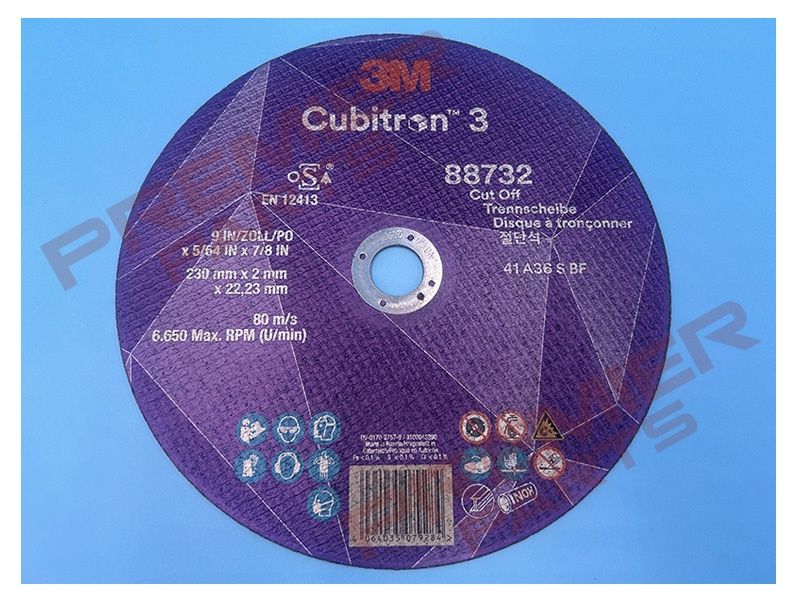 3M CUBITRON 3 T41 230 X 2.0MM CUTTING DISC