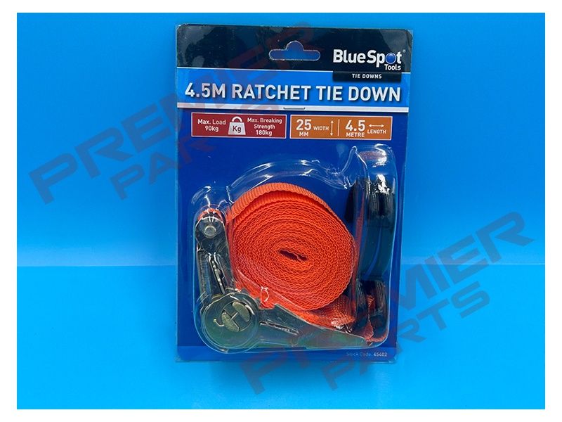 Ratchet Tie Down (25mm x 4.5m/15ft)