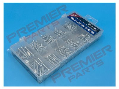 550 PCE Assorted Self Tapping Screw Set