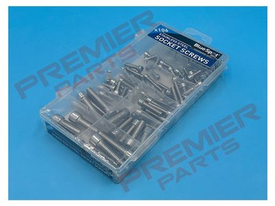 106 PCE Assorted Stainless Steel Socket Screw Set
