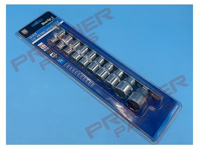 10 PCE 1/2&quot; Metric Socket Set (10-24mm)