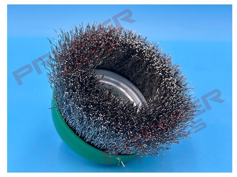 BT 600 W Cup-shaped brush, crimped wire for Steel, Stainless steel
