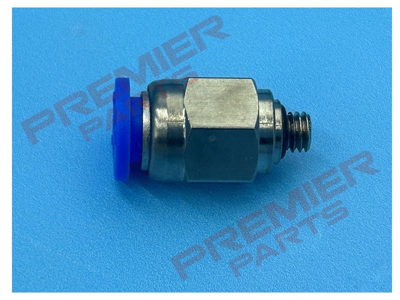 4MM PUSH FIT STUD FOR METRIC TUBE X BSPT MALE, THREAD SIZE: M5