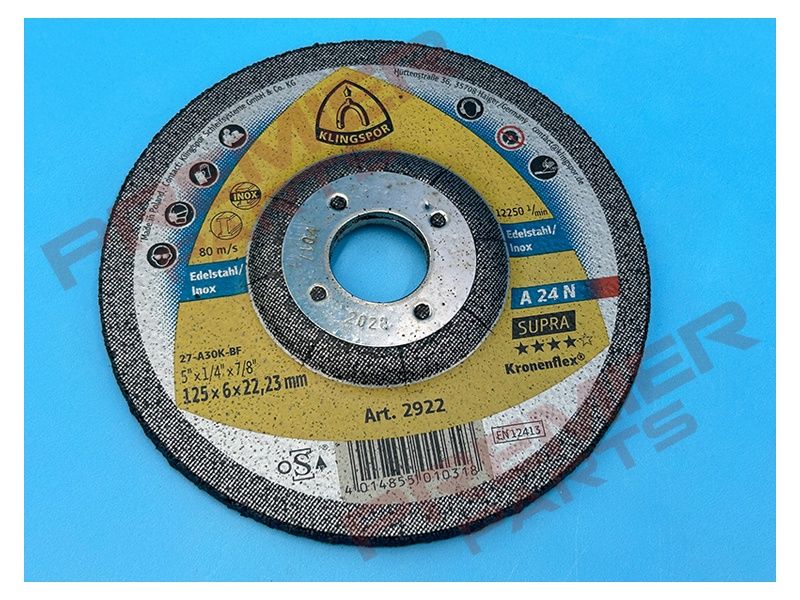 125MM A 24 N Supra Kronenflex® grinding discs for Stainless steel