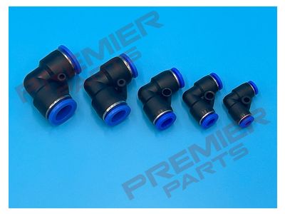 PUSH FIT EQUAL ELBOW FOR METRIC TUBE