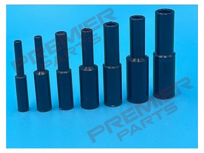 PUSH FIT MALE MALE UNEQUAL STEM FOR METRIC TUBE