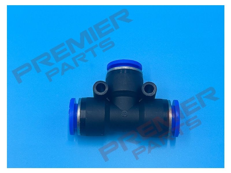 PUSH FIT EQUAL TEE FOR METRIC TUBE, FOR TUBE SIZE: 4MM