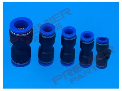 PUSH FIT EQUAL STRAIGHT UNION FOR METRIC TUBE