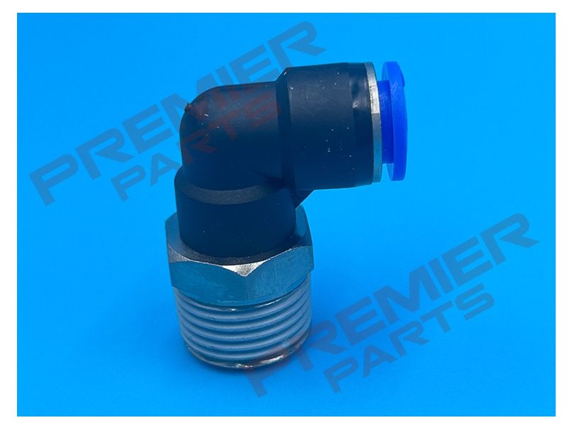 PUSH FIT SWIVEL ELBOWS FOR 10MM TUBE X BSPT MALE, THREAD SIZE: 1/2