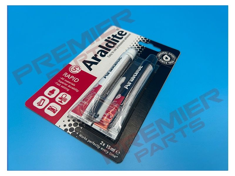 Araldite® Rapid Epoxy is a strong, long-lasting solvent-free adhesive which is water-resistant and can be painted or sanded.