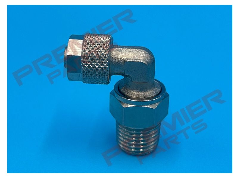 PUSH ON FITTING 8/6 1/4 SWIVEL ELBOW