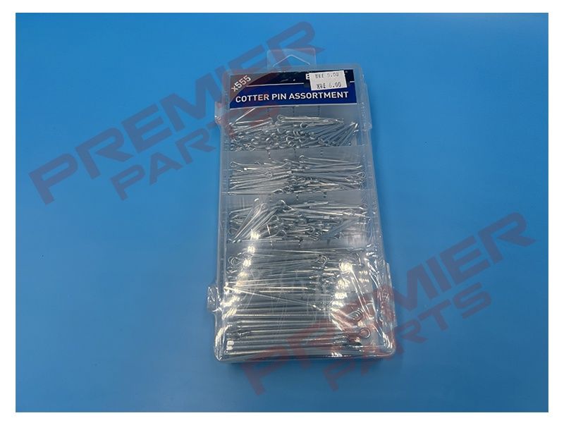 555 PCE Assorted Cotter Split Pin Set