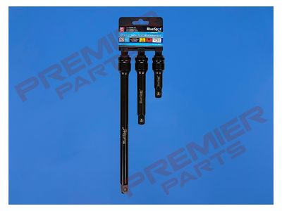 3 PCE 1/2&quot; Impact Extension Bar Set.