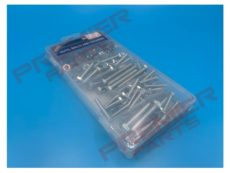 300 PCE Assorted Nut, Bolt and Washer Set