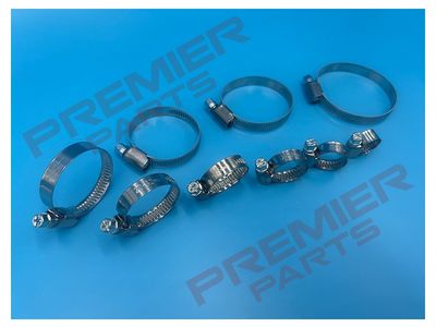 WORM DRIVE HOSE CLIPS 9MM WIDTH 8-60MM RANGES