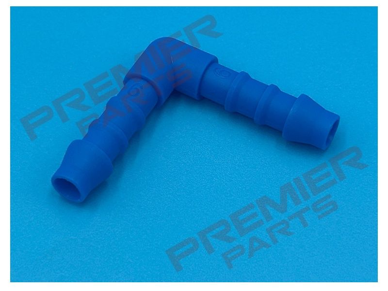 NYLON 90 EQUAL HOSE JOINER, BARB SIZE: 06(1/4)