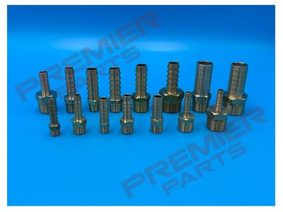 BRASS HOSE TAIL MALE THREAD