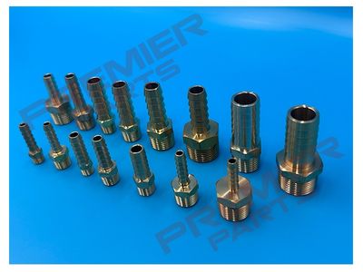 BRASS HOSE TAIL MALE THREAD