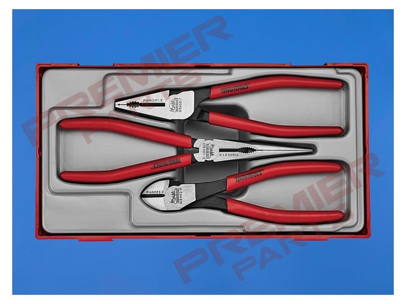 Vinyl grip plier set TT1 3 pieces
