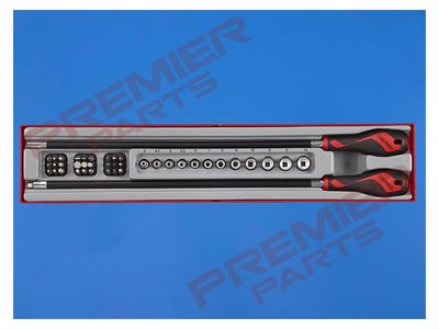 Socket &amp; Bit Set Flexible Handle TTX4 41 Pieces