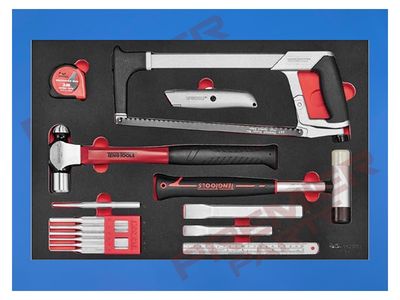 GENERAL TOOL SET FOAM4X4 15 PIECES