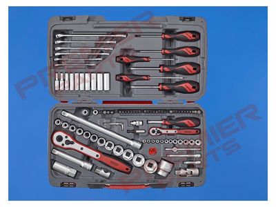 MECCA PRO 1/4" &amp; 1/2" Socket &amp; Tool Set 95 Pieces