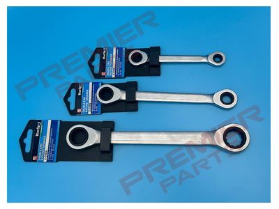 DOUBLE END RATCHET SPANNERS 8X10, 11X13, 17X19 SOLD EACH