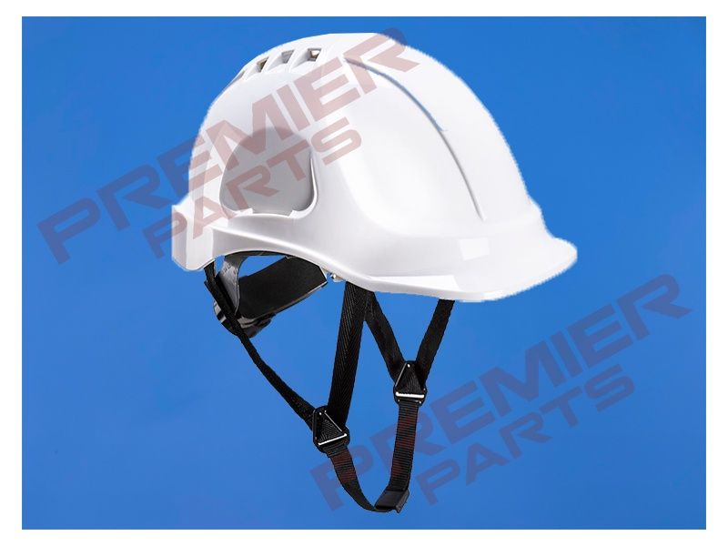 Portwest Vented Endurance ABS Safety Helmet Wheel Adjuster, Colour: White
