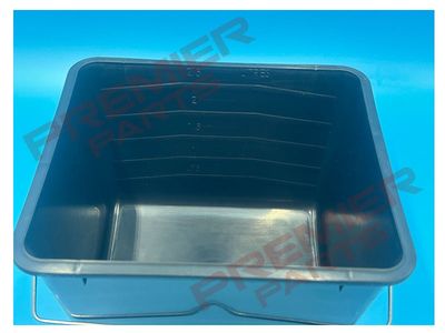 Mini Black Plastic Scuttle 2.5L