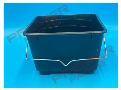 Mini Black Plastic Scuttle 2.5L