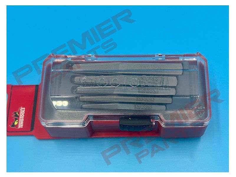 Screw Extractor Set With Belt Clip 5 Pieces