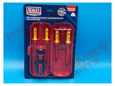 Interchangeable Screwdriver Set 8pc - VDE Approved